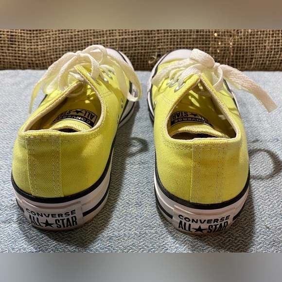 Converse Sneakers Men’s 4 Women’s 5 All Star Canvas Low Top Oxford Yellow - Picture 4 of 9